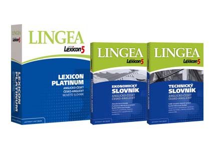 Lingea Lexicon 5 Anglický slovník Platinum + ekonomický + technický slovník 