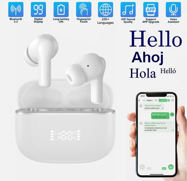 Anobic AI M20 Hlasový překladač ve sluchátkách