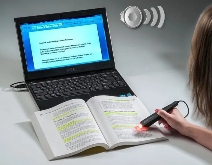 Digitální skenovací pero Scanmarker Air pro pomoc při dyslexii