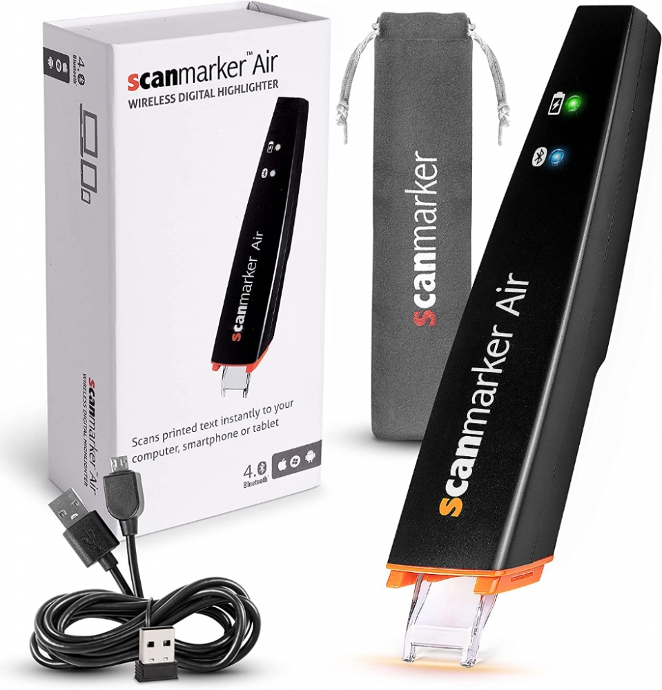 Ruční skener Scanmarker pro okamžitý překlad a digitalizaci textu