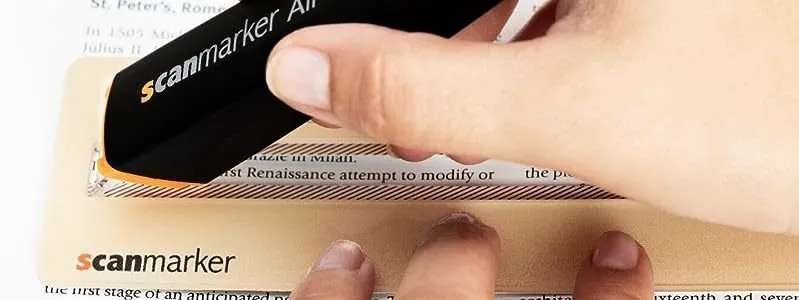 Skenovací pero Scanmarker Reader pro snadný převod textu